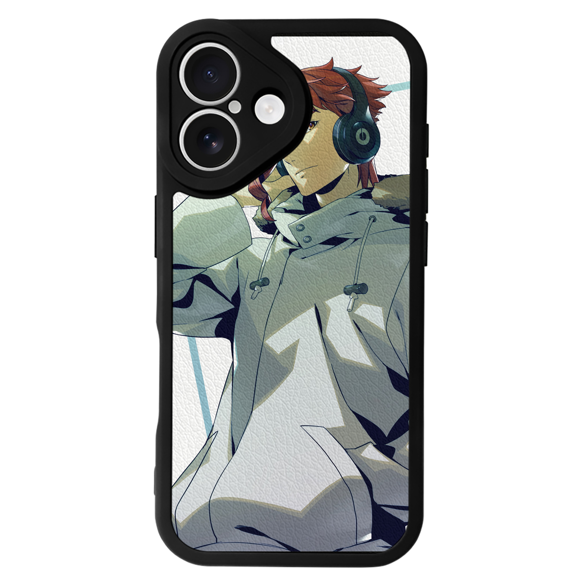 （画像用） ジョジョの奇妙な冒険 JoJo's Bizarre Adventure 【iPhone 16シリーズ対応】シリコンスマホケース（レザー調） 材質：シリコン